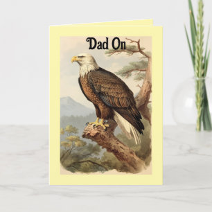 Eagle Vatertag Grußkarte Karte