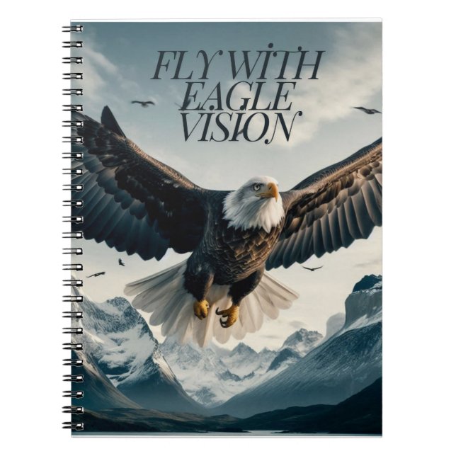Eagle Vision Spiral Notebook Notizblock (Vorderseite)