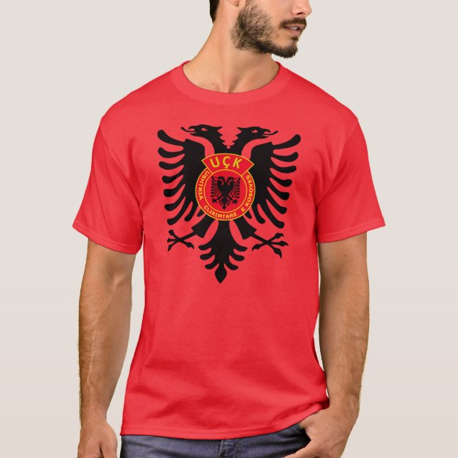 Eagle von UCK/KLA T-Shirt (Vorderseite)