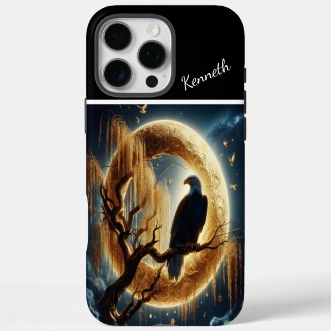 Eagle Watches Mondlicht iPhone 16 Pro Max Hülle (Rückseite)