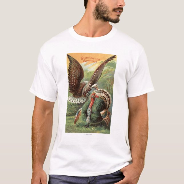 Eagle, welches die Türkei in Angriff nimmt T-Shirt (Vorderseite)