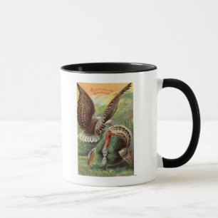 Eagle, welches die Türkei in Angriff nimmt Tasse