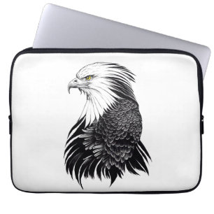 Eagle Wild Animal Nature Illustration Art Laptopschutzhülle