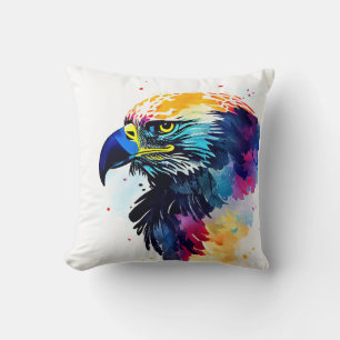 Eagle Wild Nature Animal Color Malerei Kissen