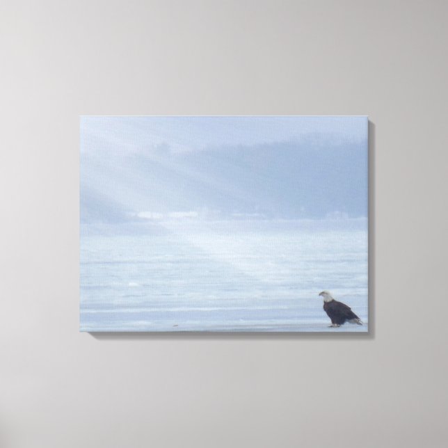 Eagle Wildlife Art Leinwanddruck (Vorderseite)