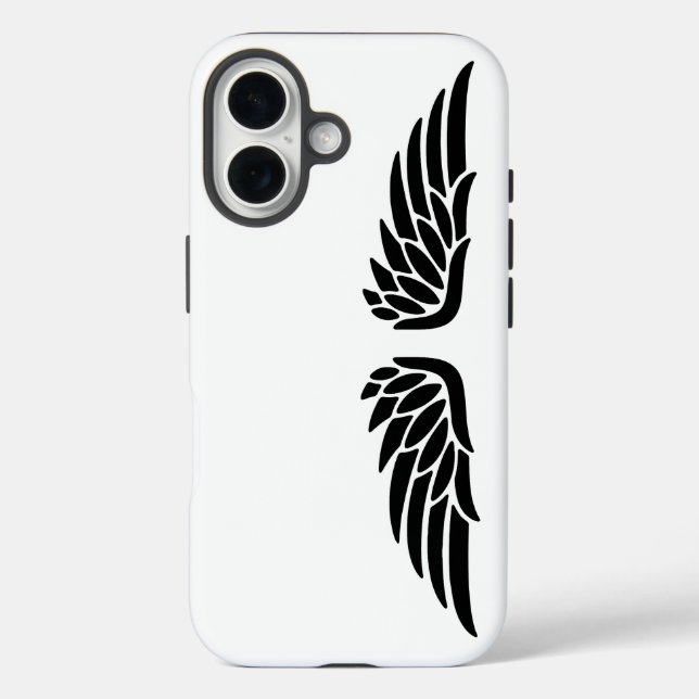 Eagle Wing Custom iPhone 16 Case (Rückseite)