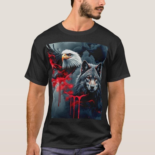 Eagle & Wolf T-Shirt (Vorderseite)