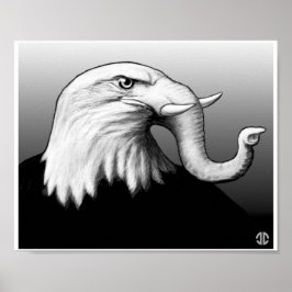 Eaglephant Poster