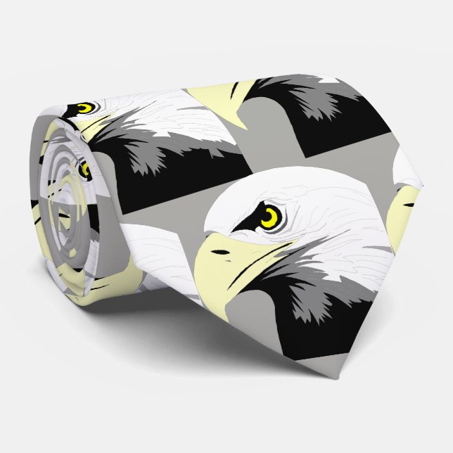 Eagles Black Football Baseball Necktie Krawatte (Gerollt)