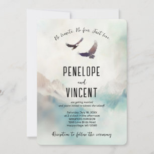 Eagles Flight Aquarellkunst Einladung