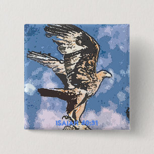 Eagles-Flügel - Jesaja-40:31 Button