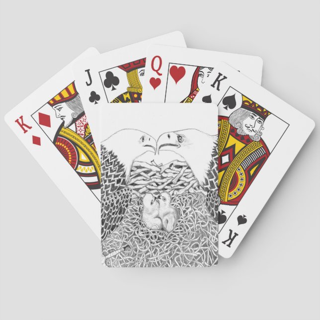 EAGLES HARRIET + M15 MIT FRATERNAL TWINS E17 +E18 SPIELKARTEN (Rückseite)