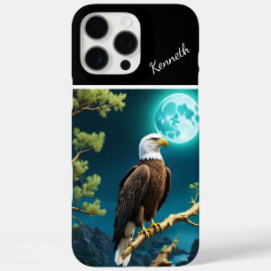 Eagle's Moonlit Vigil iPhone 16 Pro Max Hülle