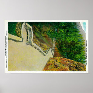 Eagle's Nest Observatory am Columbia River Poster