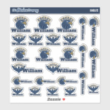Eagles Personalisiert Name Labels | Aufkleber für