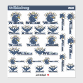 Eagles Personalisiert Name Labels | Aufkleber für 