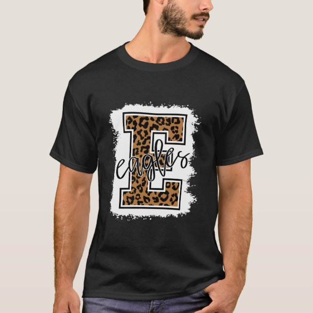 Eagles School Sports Fan Team Spirit T-Shirt (Vorderseite)