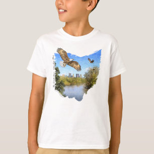 Eagles Scioto River Columbus Ohio Boys T-shirt