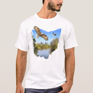 Eagles Scioto River Columbus Ohio T-shirt homme