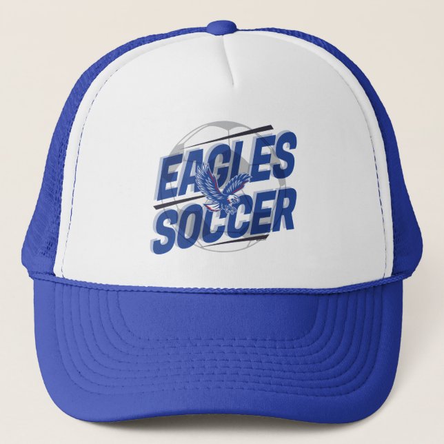 Eagles Soccer LB, GraphicLoveShop Truckerkappe (Vorderseite)