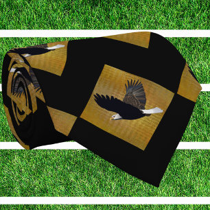 Eagles Sports Black Krawatte