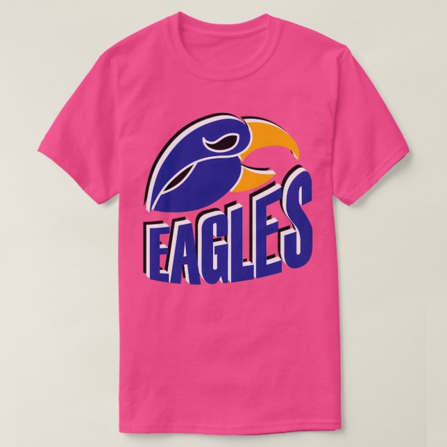 Eagles Sports Team Blue Amels Gold T-Shirt (Design vorne)
