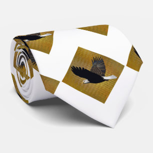 Eagles Sports White Gold Necktie Krawatte