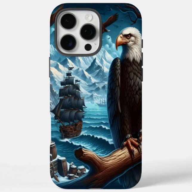 Eagle's Uhr über das Schiff iPhone 16 Pro Max Hülle (Rückseite)