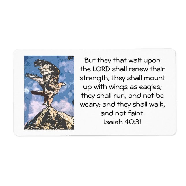 Eagles Wings - Isaiah 40:31 (Vorne)