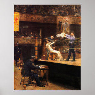 Eakins - Zwischen den Runden 1899 Poster