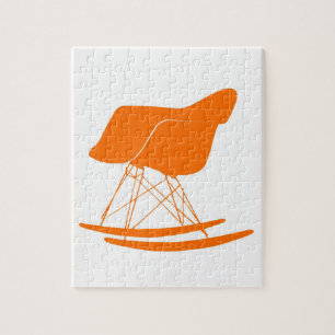 Eames formte PlastikSchaukelstuhl