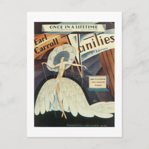 Earl Carroll Vanities Songbook Cover Postkarte