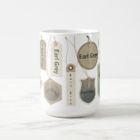 Earl Grey Tee oder Text Monogram | PERSONALISIERT