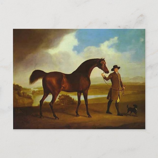 Earl Grosvenor's Bandy von George Stubbs Postkarte (Vorderseite)