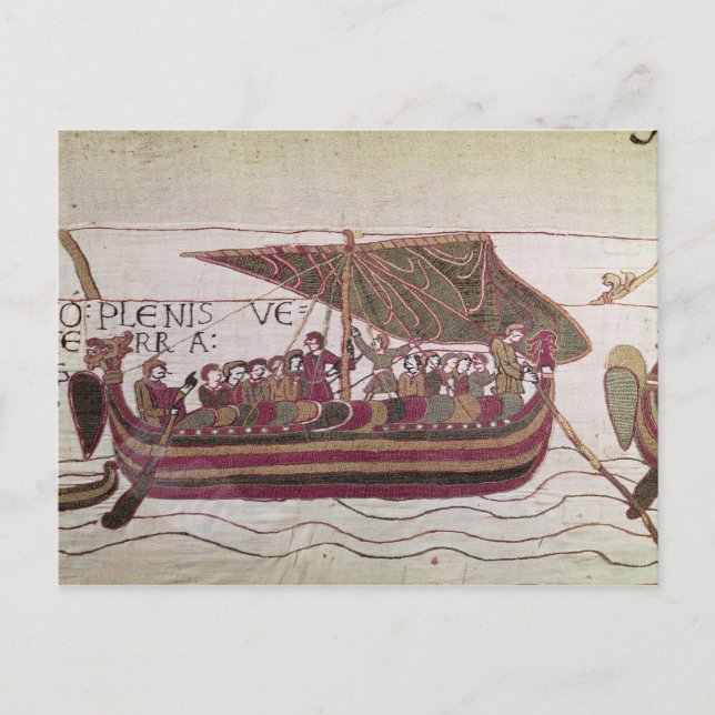Earl Harold mit windreichen Segeln Postkarte (Vorderseite)