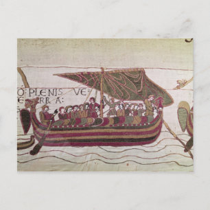 Earl Harold mit windreichen Segeln Postkarte