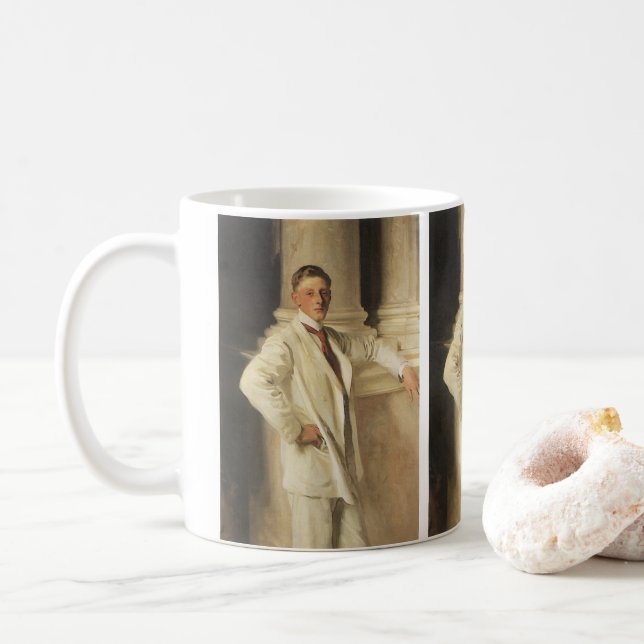Earl of Dalhousie von John Singer Sargent Kaffeetasse (Mit Donut)