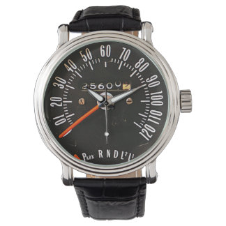Early 1970s Classic Sports Car Speedometer Armbanduhr