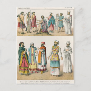 Early Asiatic Dress, von 'Trachten der Postkarte