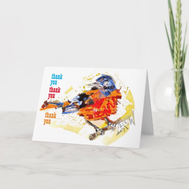 Early Bird #170109 Dankeskarte (Vorderseite)