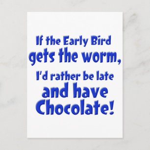 Early Bird Postkarte