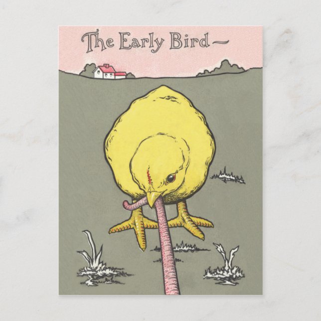 Early Bird Real Anwesen Prospektion Postkarte (Vorderseite)