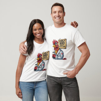Early Bird Vater - Funny Rooster T - Shirt