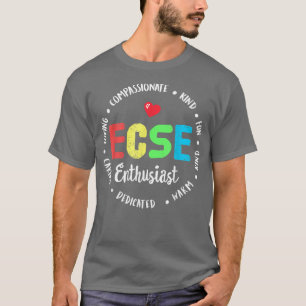 Early Chilhood Special Bildung SPED ECSE Crew T-Shirt