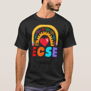 Early Chilhood Special Bildung Sped Ecse Squad T-Shirt