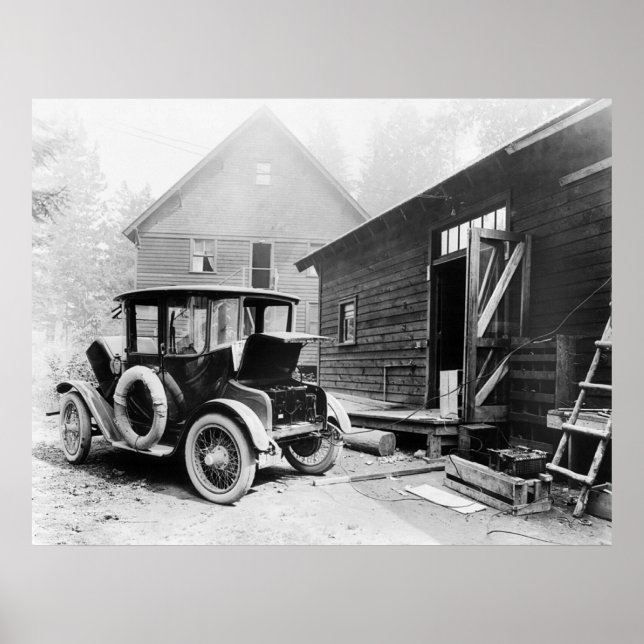 Early Electric Auto: 1919 Poster (Vorne)