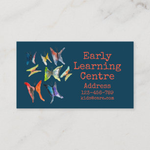 Early Learning Center-Schmetterlingskarte Visitenkarte