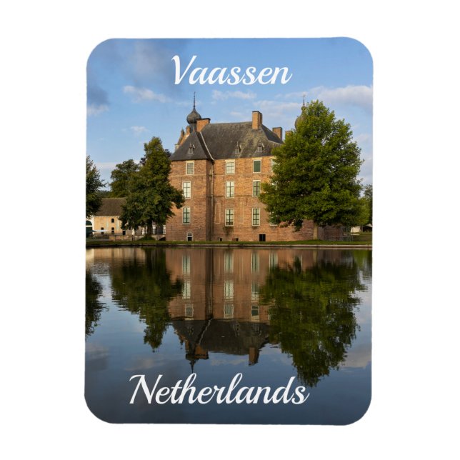 Early Morning, Cannenburg Castle, Niederlande Magnet (Vertikal)