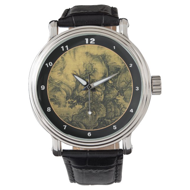 Early Spring & Guo Xi - Chinesische Kunst/kaiserli Armbanduhr (Vorderseite)