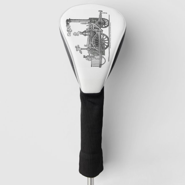 Early Steam Locomotive Golf Headcover (Vorderseite)